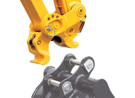 Nuovo manuale dell'escavatore HT/Hydraulic Quick Hitch 45mm-55mm Pins For Mini Excavators Certificato ISO9001 CE.